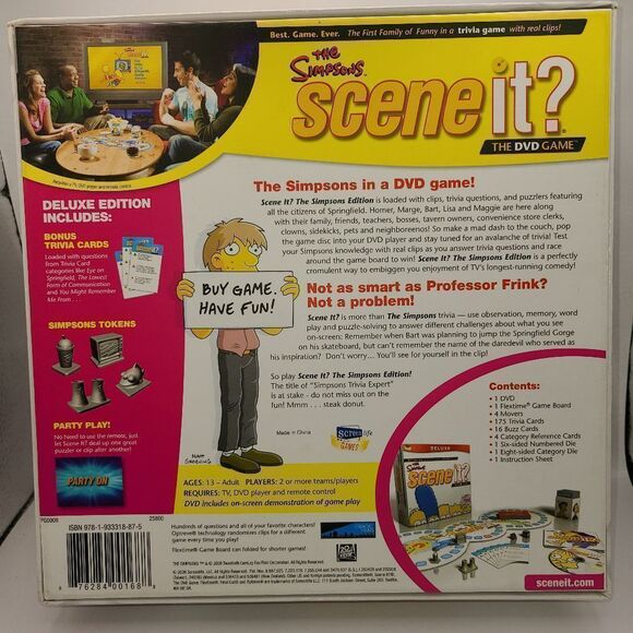SCENE IT? Deluxe Simpsons Edition‎ - Picture 3 of 7
